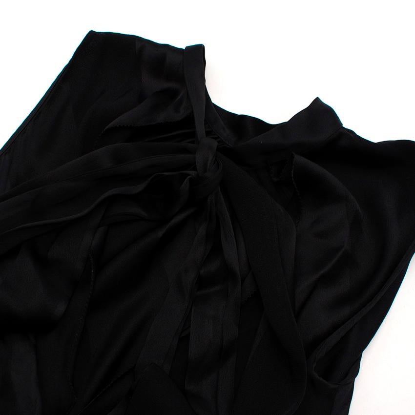 Sachin & Babi black silk gown US 6 For Sale 2