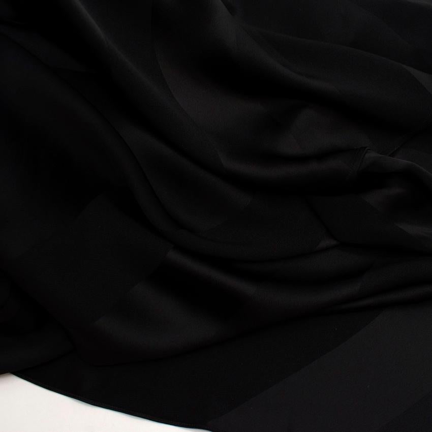 Sachin & Babi black silk gown US 6 For Sale 4