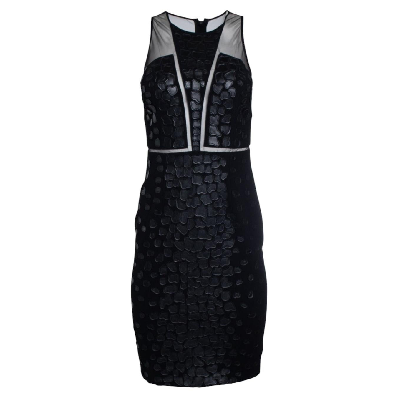 Sachin + Babi, patched black mini dress