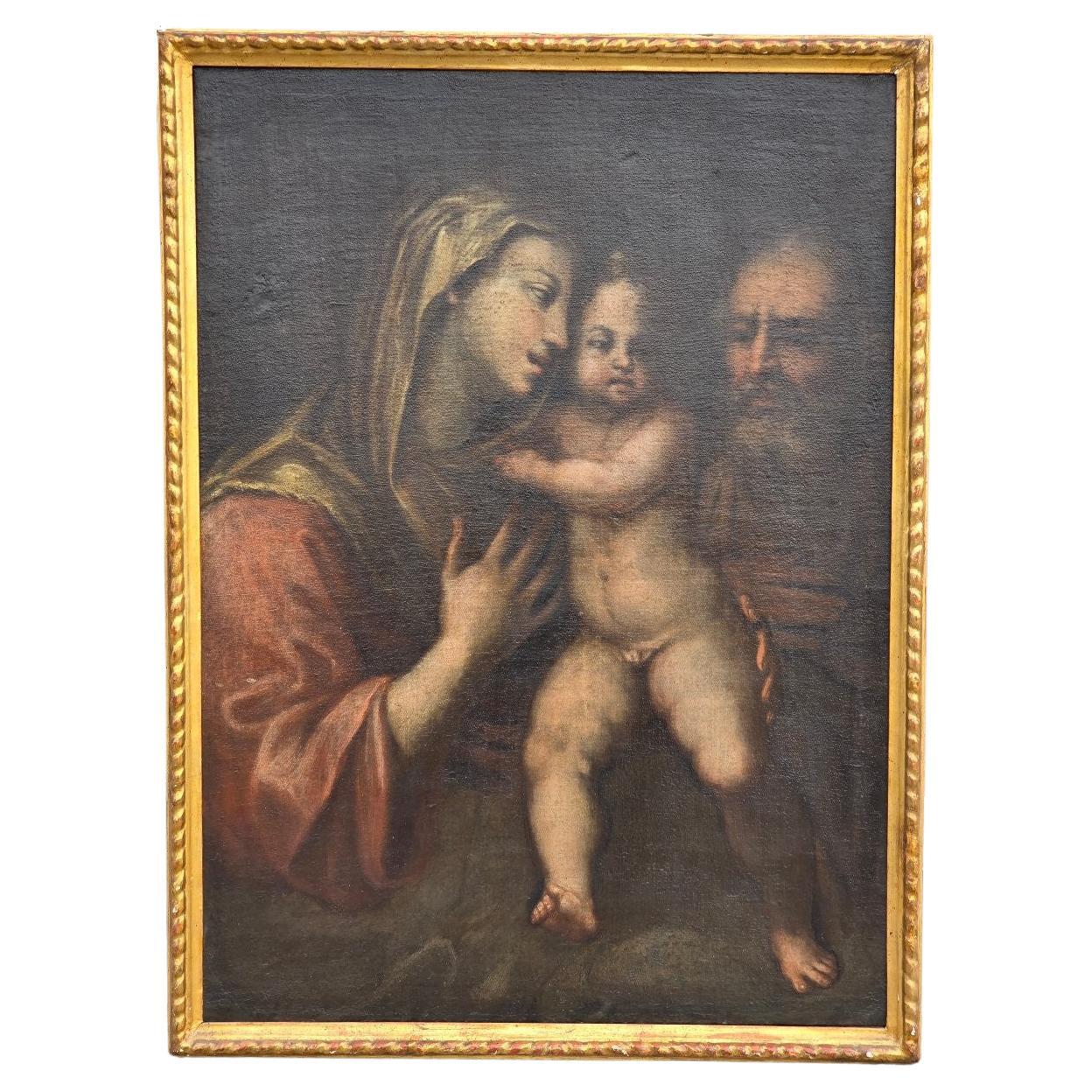 Sacra Famiglia – ambito veneto, XVII secolo in vendita