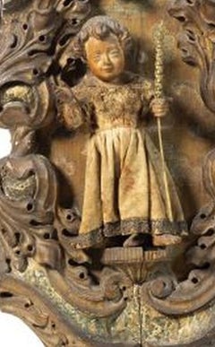 Sacred Art - Infant Jesus with niche - 18th Century