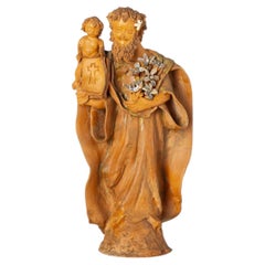 Sacred Art - Jose Franco - Saint Joseph with the Child Jesus (signed)