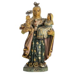 Arte sacra - Sant'Anna con la Madonna e Gesù Bambino - XVIII secolo