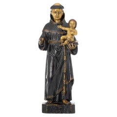 Sacred Art - Saint Anthony with the Child Jesus - 18th Century