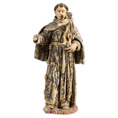 Sakrale Kunst – Der heilige Antonius mit dem Jesuskind – 18. Jahrhundert