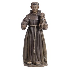 Arte sacro - San Antonio con el Niño Jesús - Siglo XVIII
