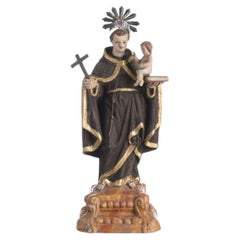 Sacred Art - Saint Anthony with the Child Jesus - 18th Century