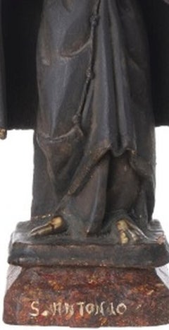 Sacred Art - Saint Anthony with the Child Jesus - 19th Century