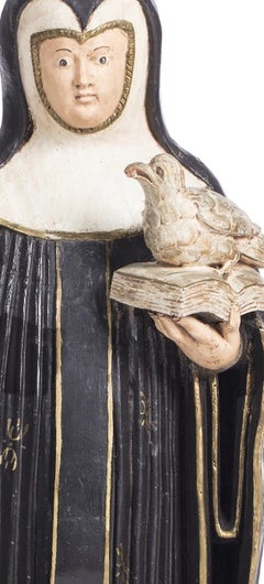Sacred Art - Saint Scholastica - 17th Century