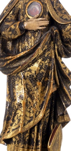 Sacred Art - Saint with reliquary 'Saint Philip Neri' - 18th Century