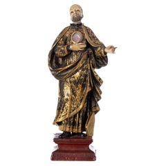 Sacred Art - Saint with reliquary 'Saint Philip Neri' - 18th Century