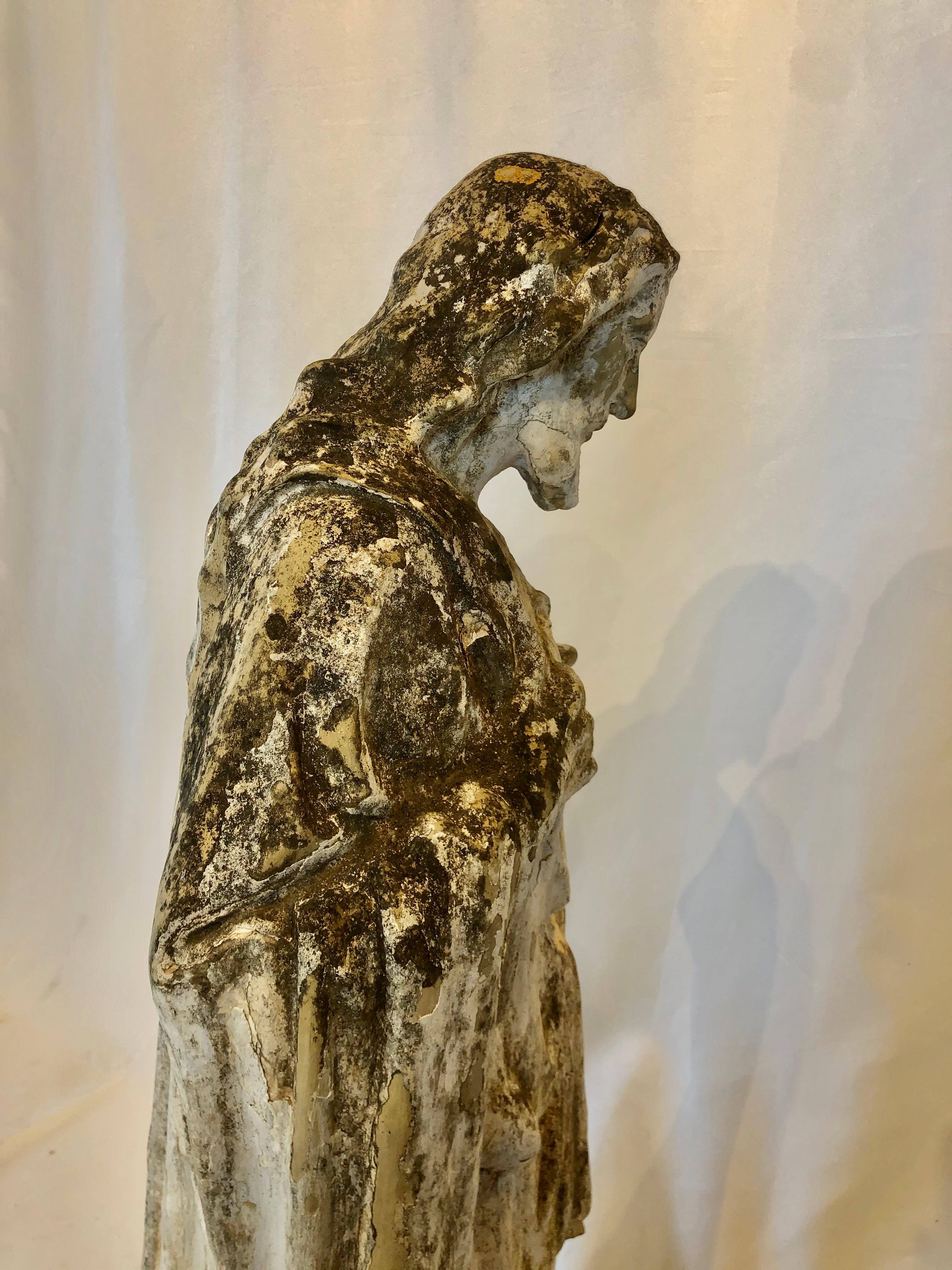 Sacred Heart of Jesus Terracotta Statue 5