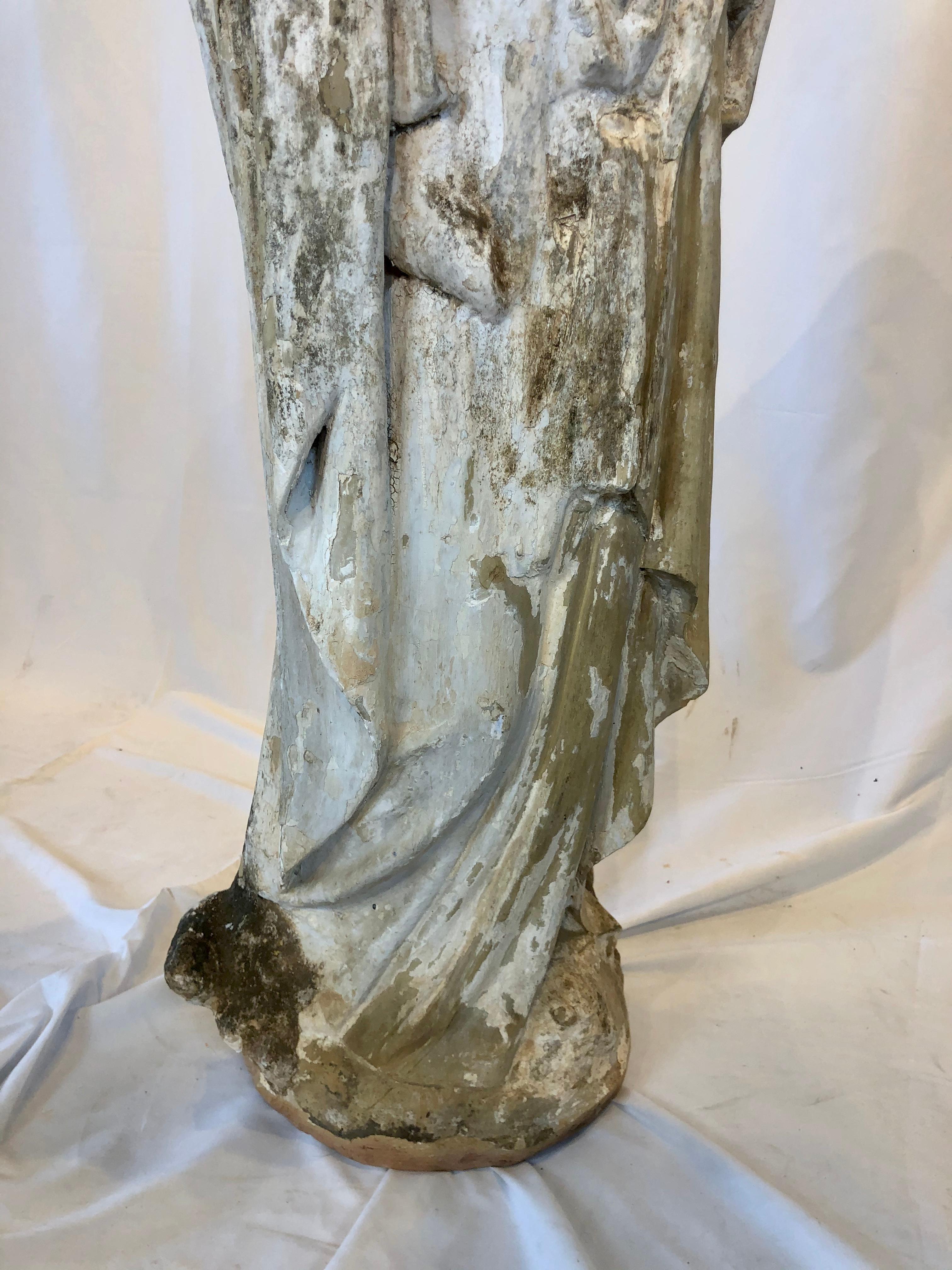 Sacred Heart of Jesus Terracotta Statue 3