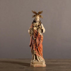 Sacred Heart with Halo, Medium Size, 19th-Century Style