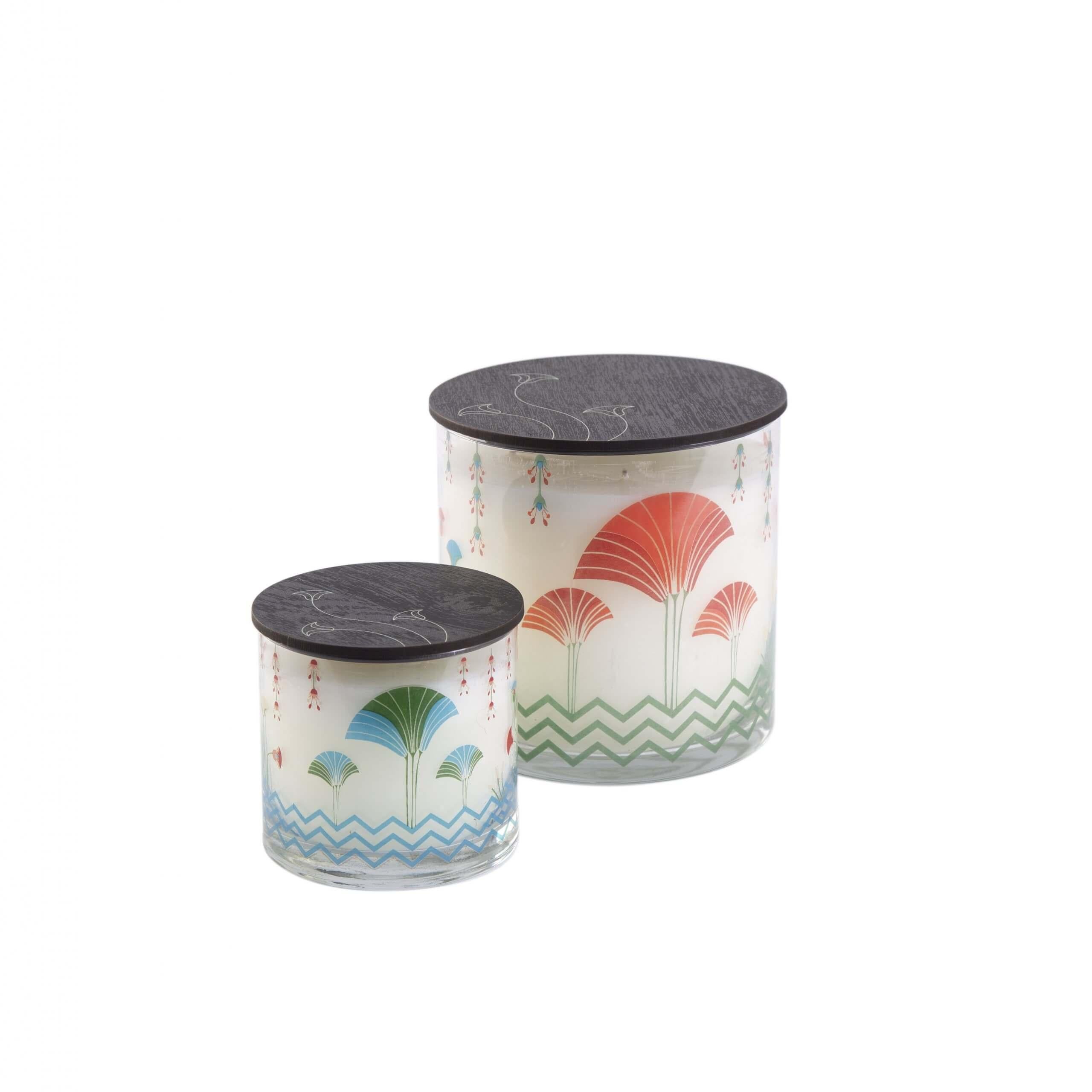 Vela de vidrio Loto Sagrado - 2 aromas / Pequeña Egipcio en venta