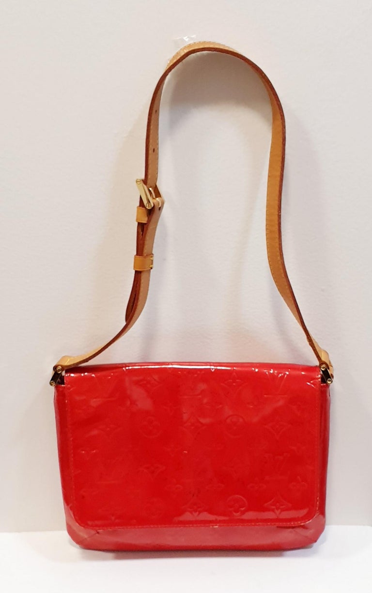 Louis Vuitton Metallic, Red Vintage Thompson Street Bag