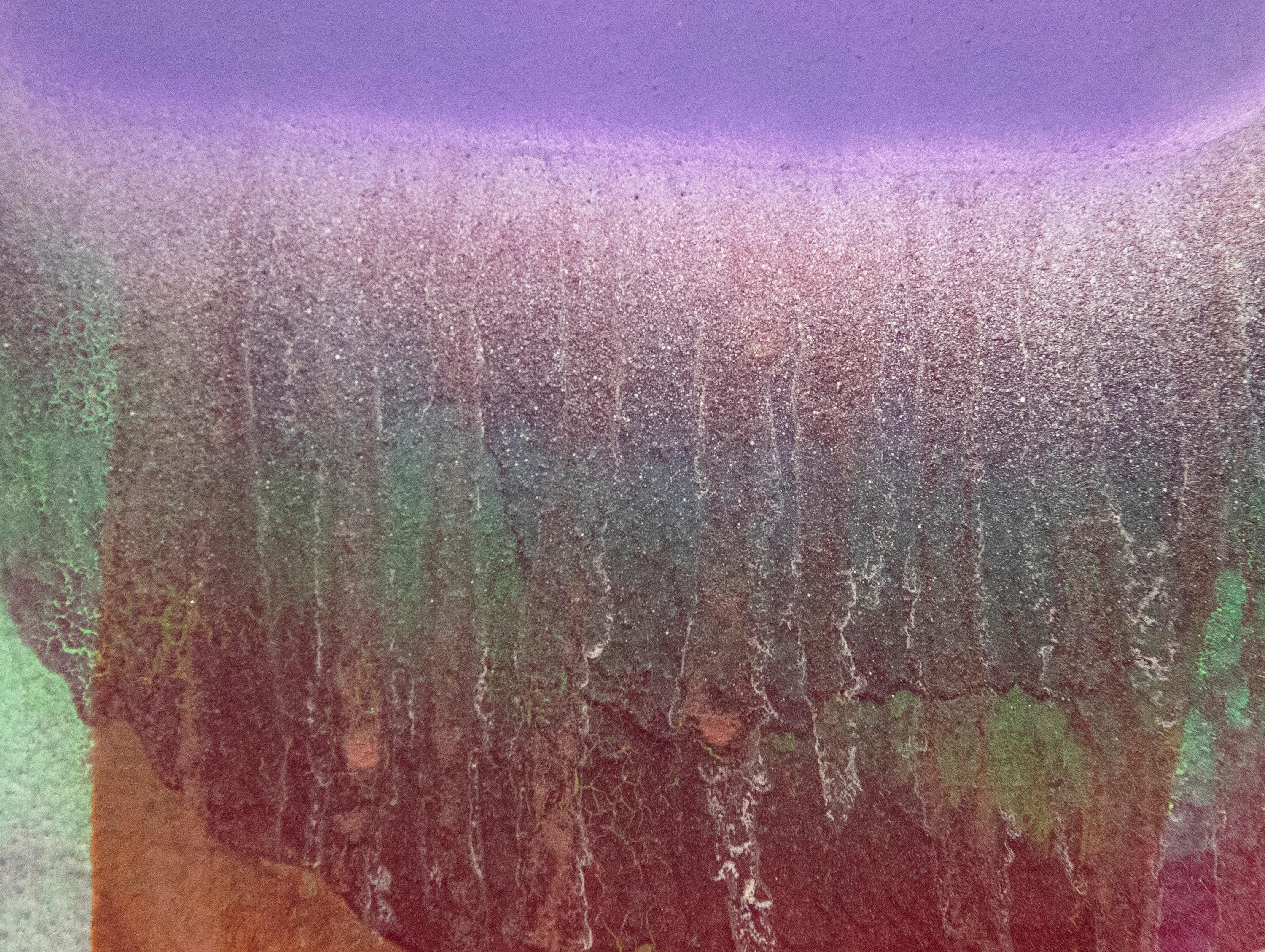 Senza titolo - Abstract Painting Grigio di Sadamasa Motonaga