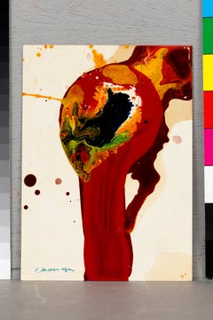 Work (1963), abstract painting by Sadamasa Motonaga