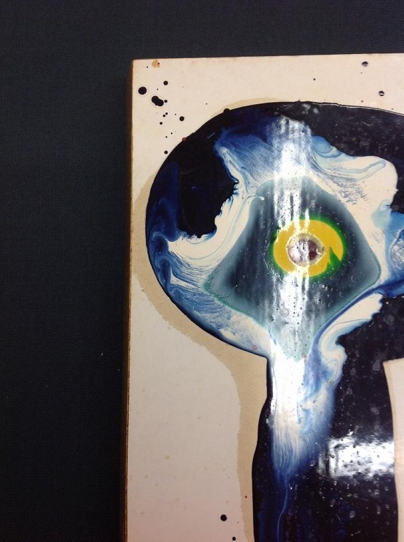 Work (1963), dipinto astratto di Sadamasa Motonaga in vendita 5