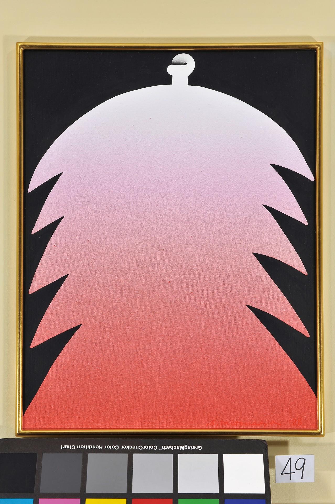 Pure White at Top, 1988 Painting on canvas by Sadamasa Motonaga For Sale 3