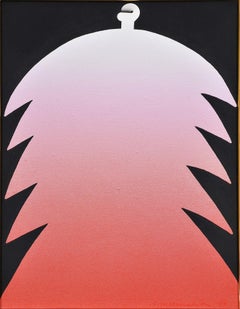 Pure White at Top, 1988 Pittura su tela di Sadamasa Motonaga