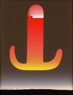Untitled, 1981 Oil on canvas painting by Sadamasa Motonaga