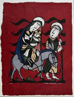 Biblical Scene - Flight to Egypt