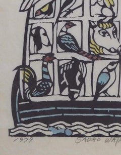 Original Pencil Signed Stencil Print - Noah's Art