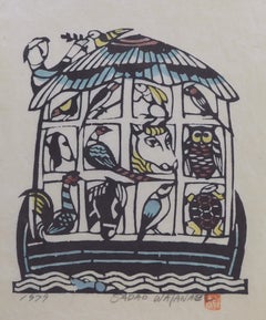 Original Pencil Signed Stencil Print - Noah's Art