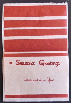 Shepherds -  Woodcut by Sadao Watanabe - Late 20th Century