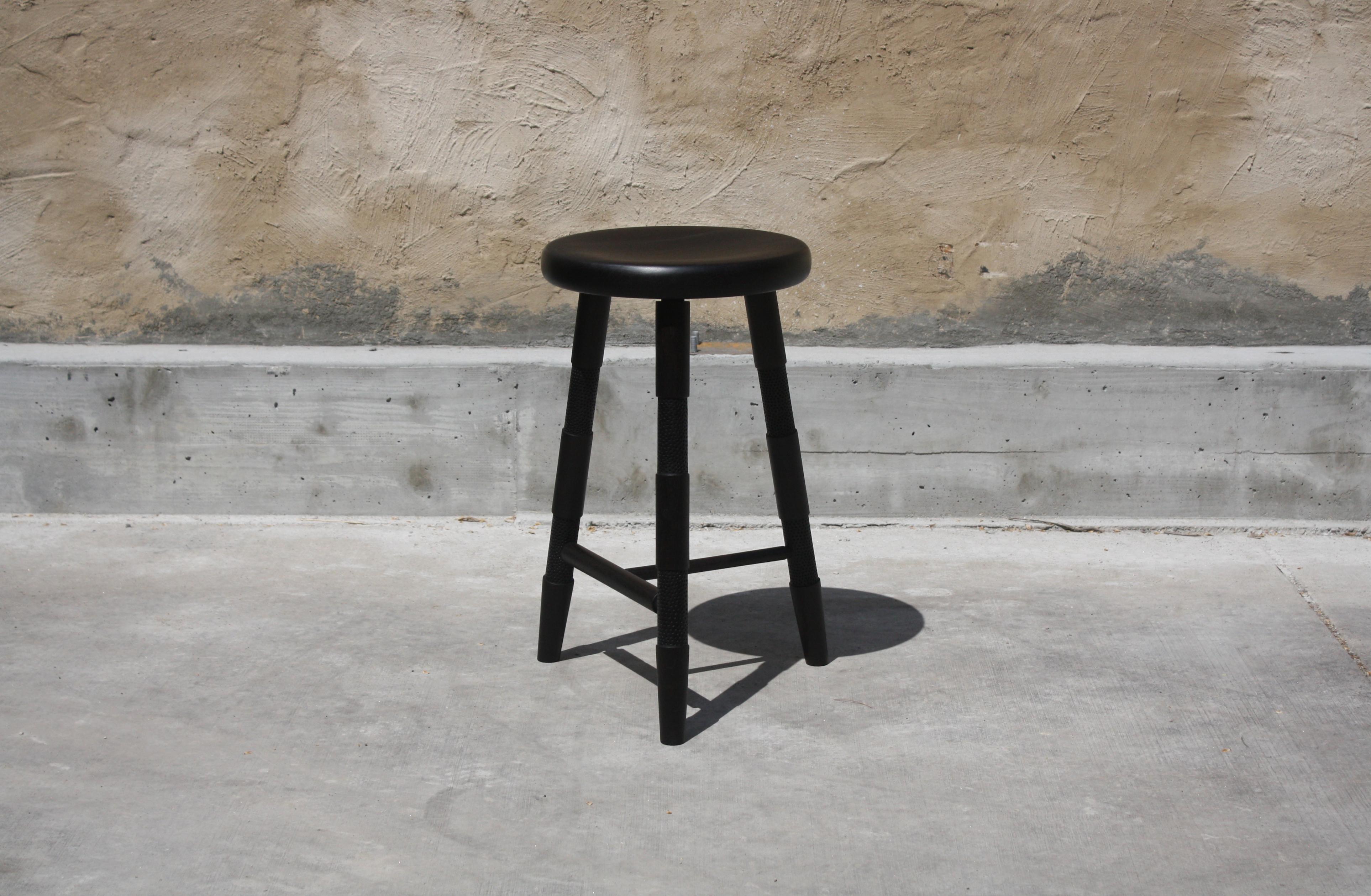 Post-Modern Saddle Counter Stool by Laylo Studio For Sale