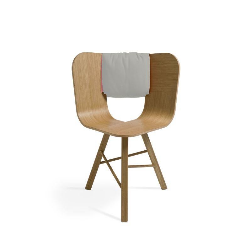 Modern Saddle Cushion, Greige for Tria Chair by Colé Italia For Sale