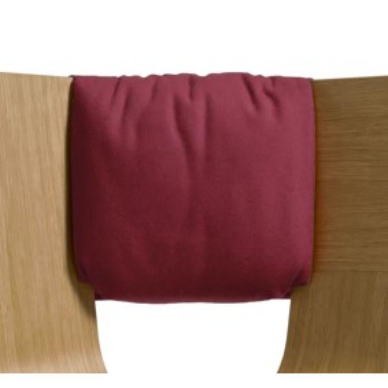 Contemporary Saddle Cushion, Rosso for Tria Chair by Colé Italia For Sale