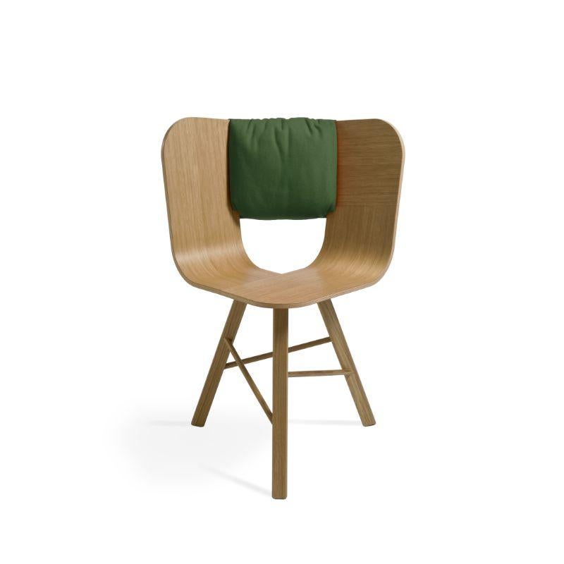 Modern Saddle Cushion, Verde for Tria Chair by Colé Italia For Sale