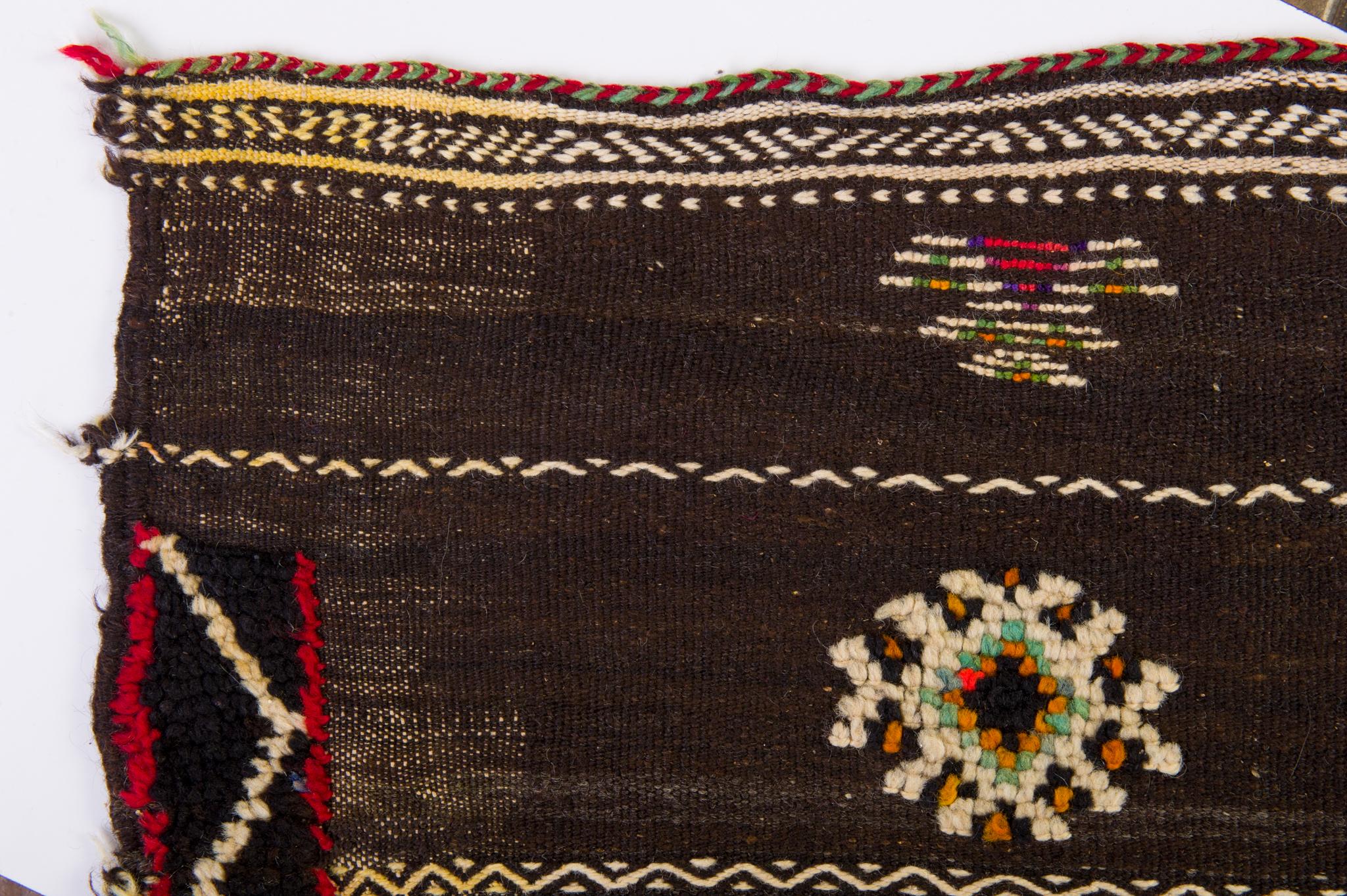 Saddle or Saddle Pad Moroccan Carpet In Good Condition In Alessandria, Piemonte