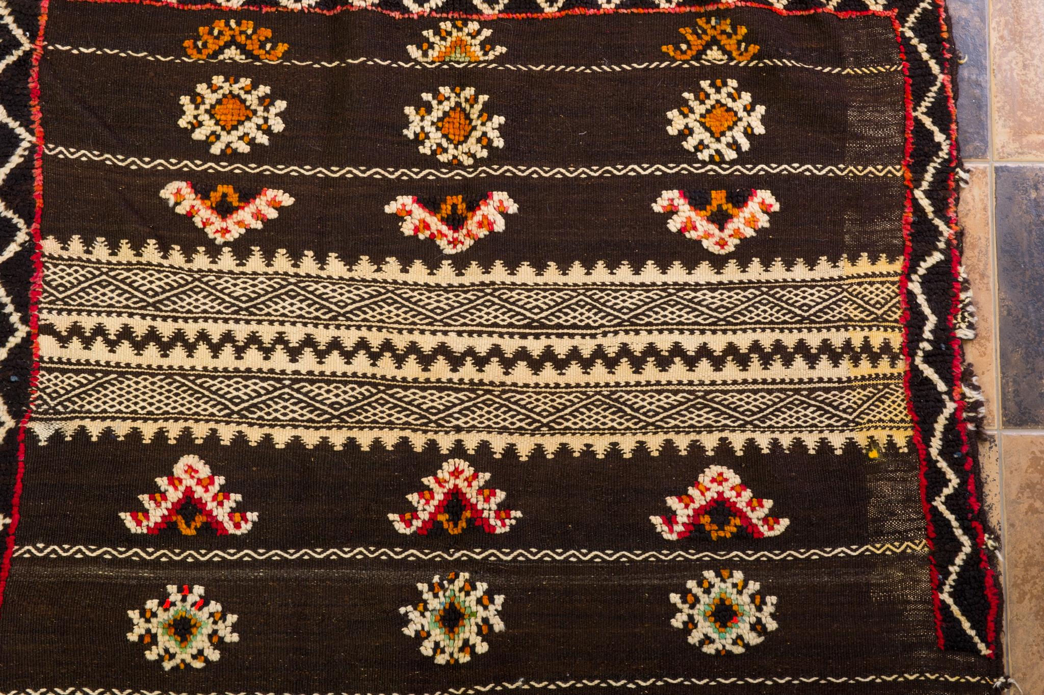 Saddle or Saddle Pad Moroccan Carpet 1
