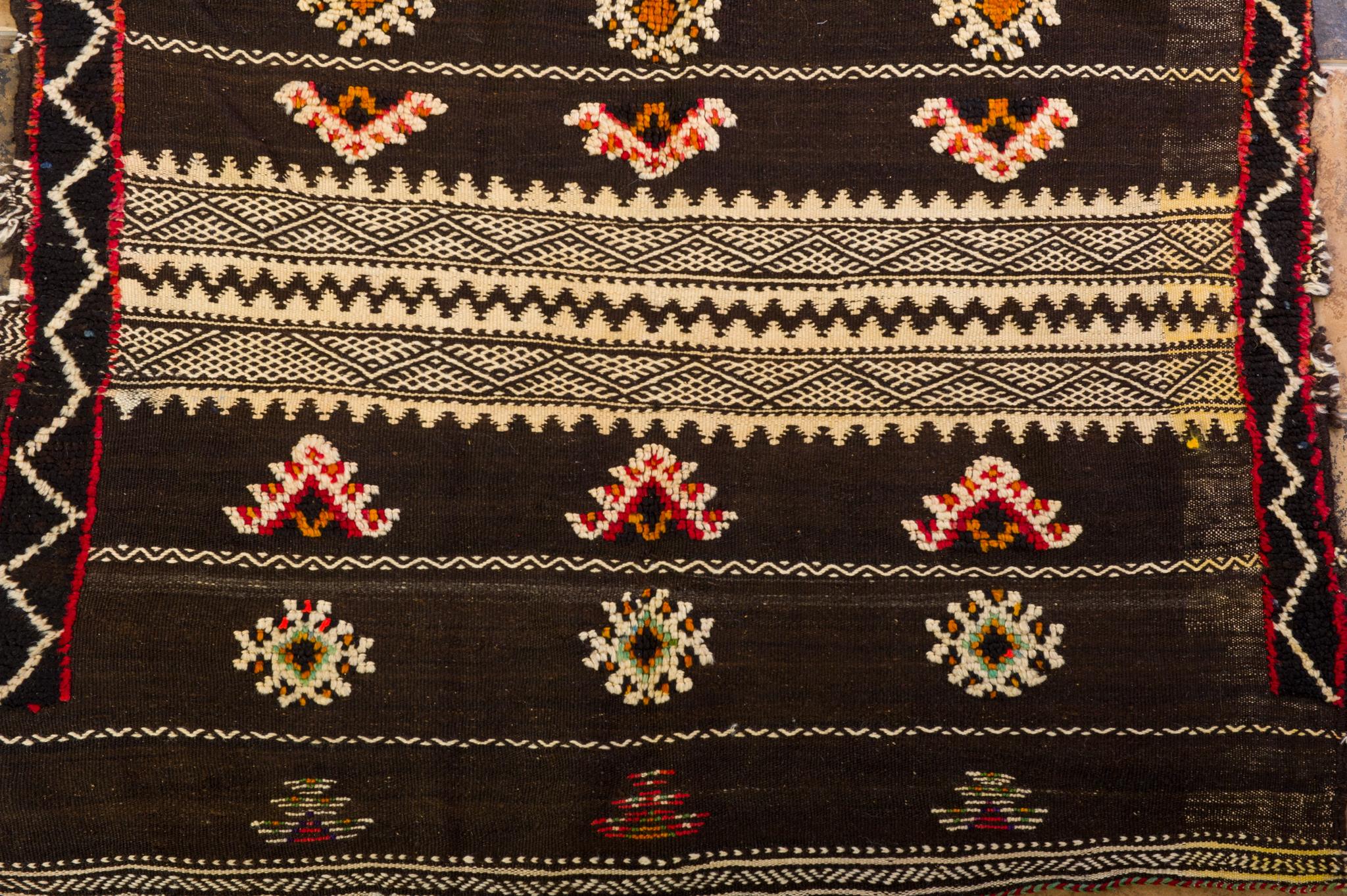 Laine Selle ou pad de selle Tapis marocain