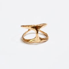 Saddle Ring in 14 Karat Gold