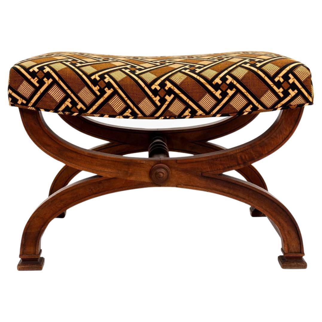 French Antique Curule Stool For Sale at 1stDibs