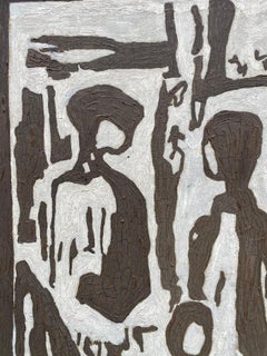 Sadie Skoletsky Rosenblum Abstract Painting of Figures
