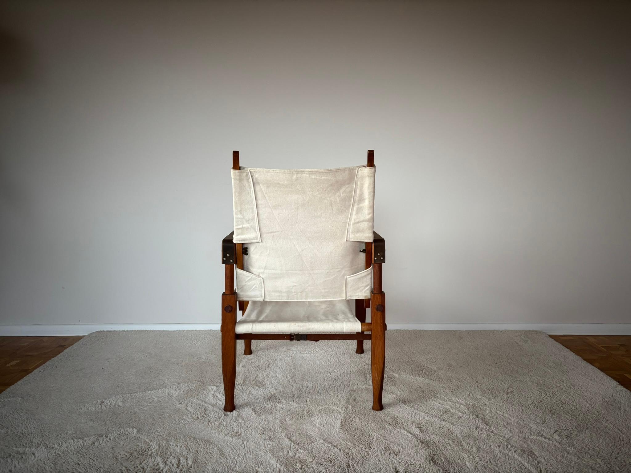 Safari Armchair by Wilhelm Kienzle attributed to Wohnbedarf, Switzerland, 1950s In Good Condition For Sale In Radomsko, Województwo łódzkie