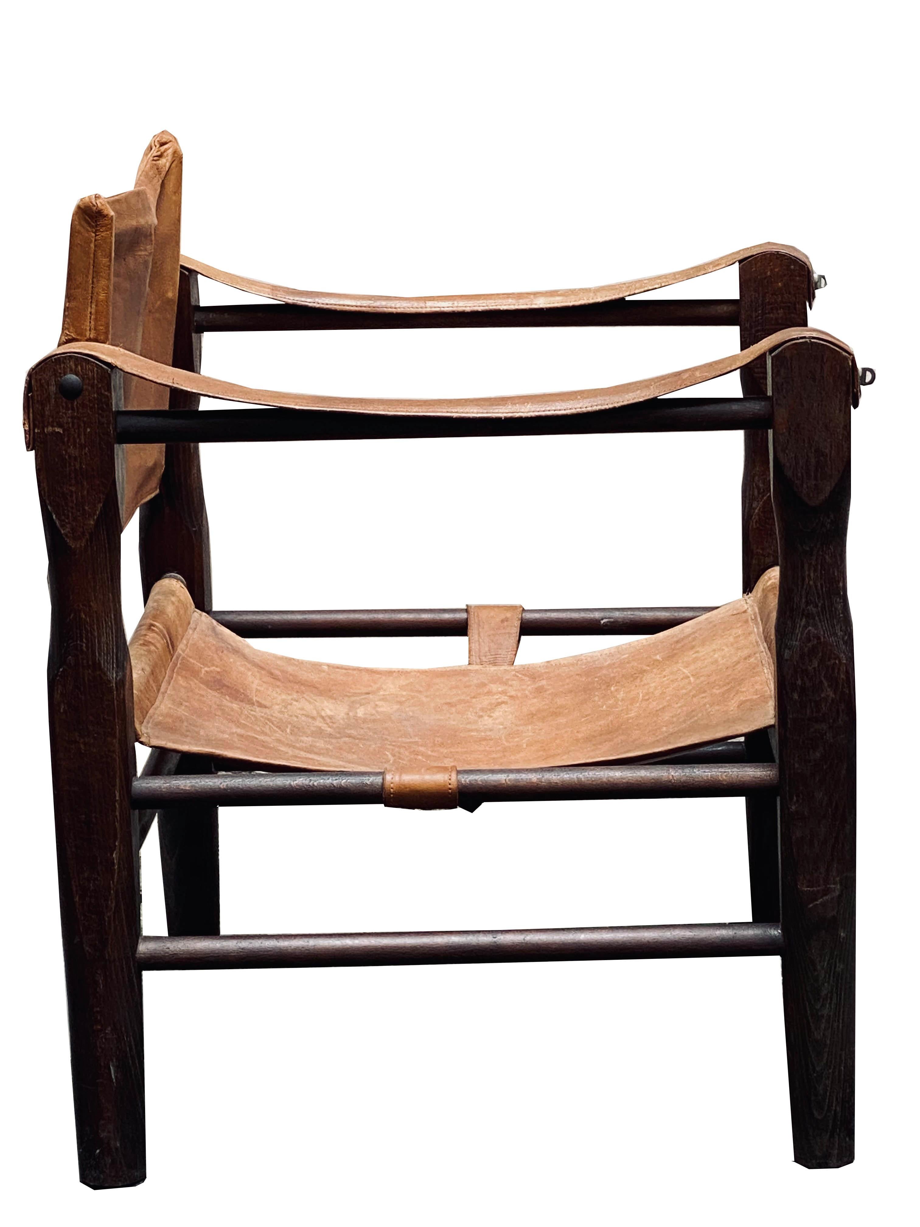 Mid-Century Modern Safari Chair, 1960s