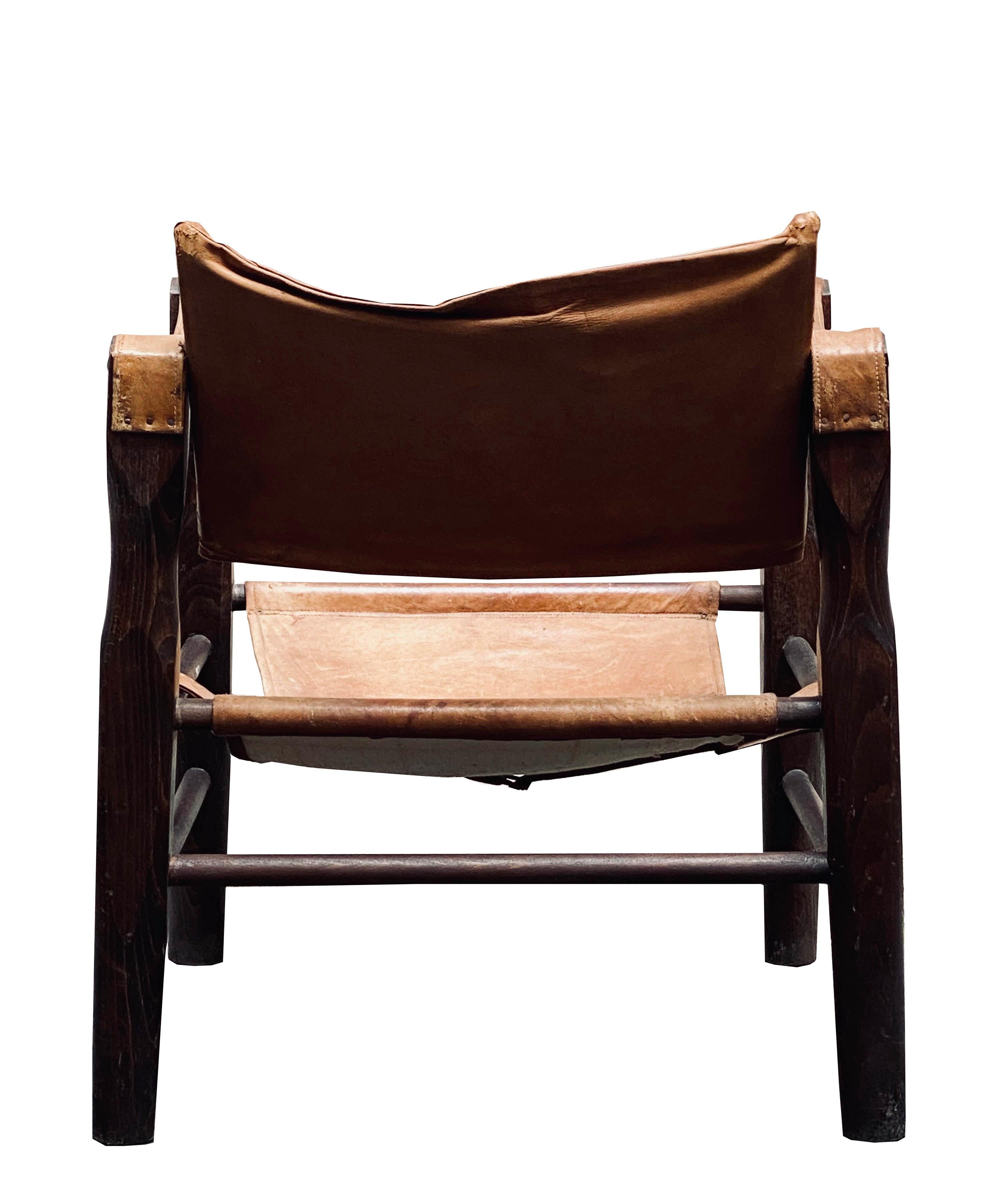 Scandinavian Safari Chair, 1960s