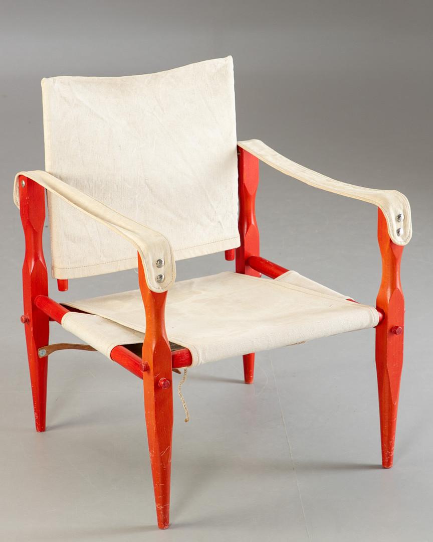 Safari-Stuhl 60er Jahre (Baumwolle) im Angebot