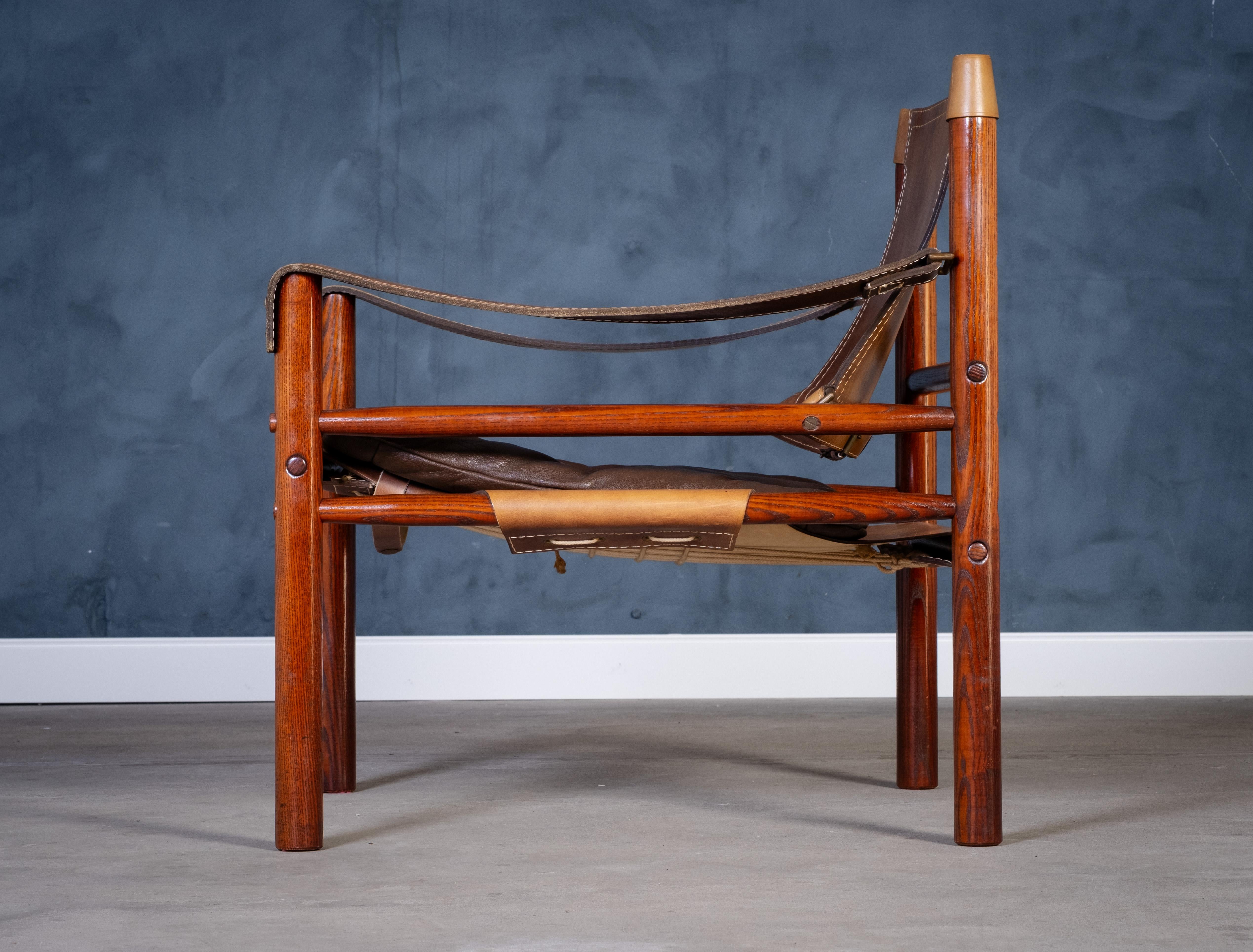 Mid-20th Century Safari Chair by Arne Norell Sweden, 1960s For Sale