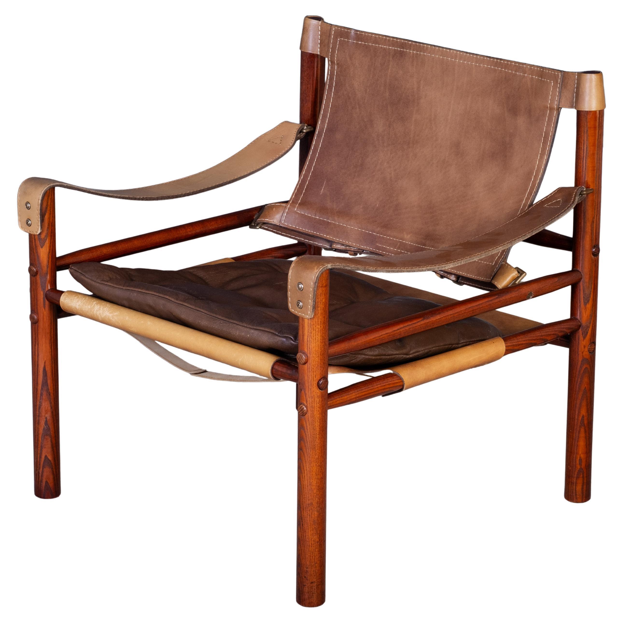 Chaise Safari d'Arne Norells Suède, années 1960