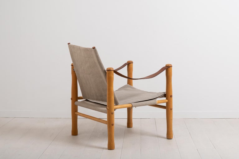 Safari Chair by Elias Svedberg for NK For Sale at 1stDibs | elias svedberg  safaristol, safari stol, safari fåtölj