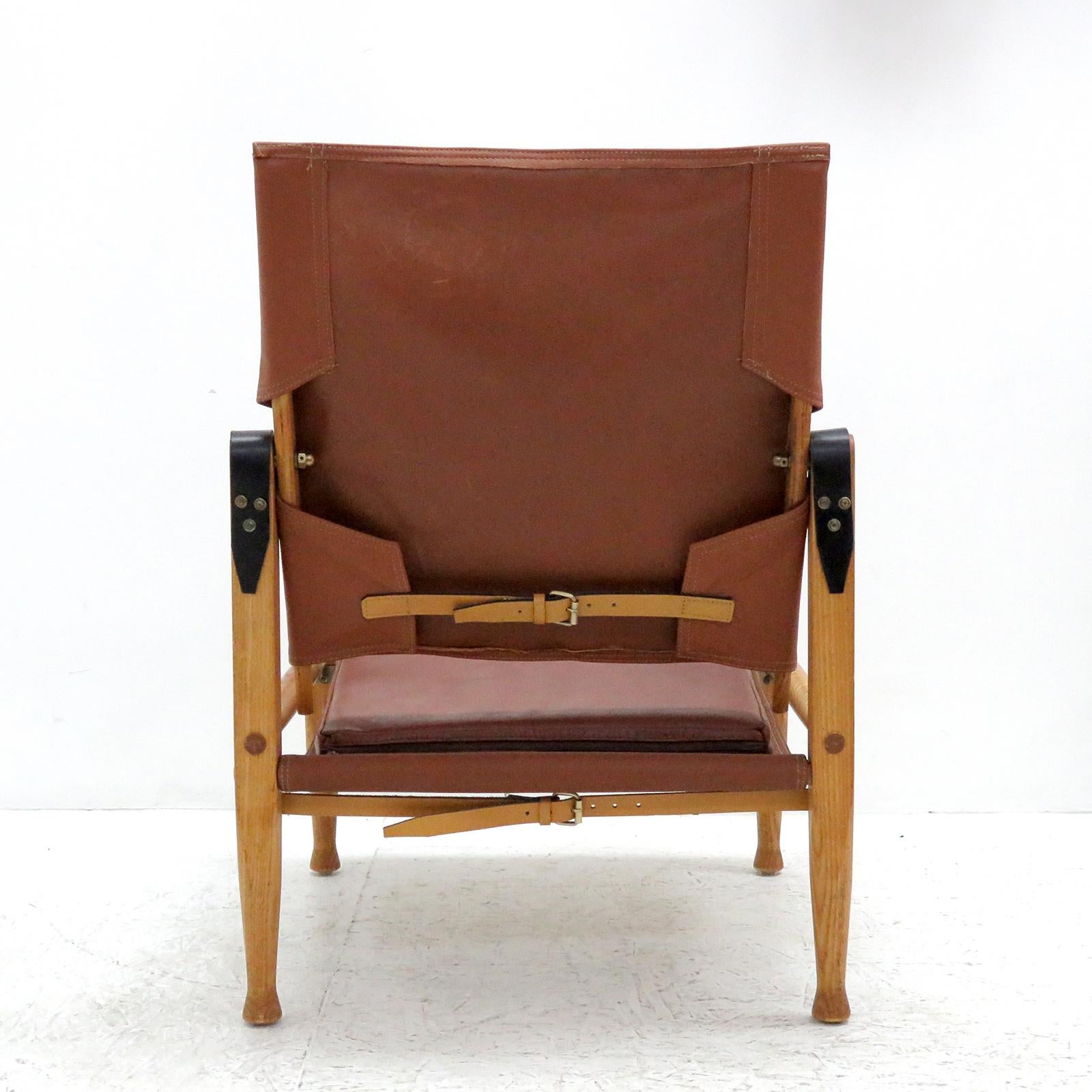 Safari-Stuhl von Kaare Klint, 1969 (Mitte des 20. Jahrhunderts) im Angebot