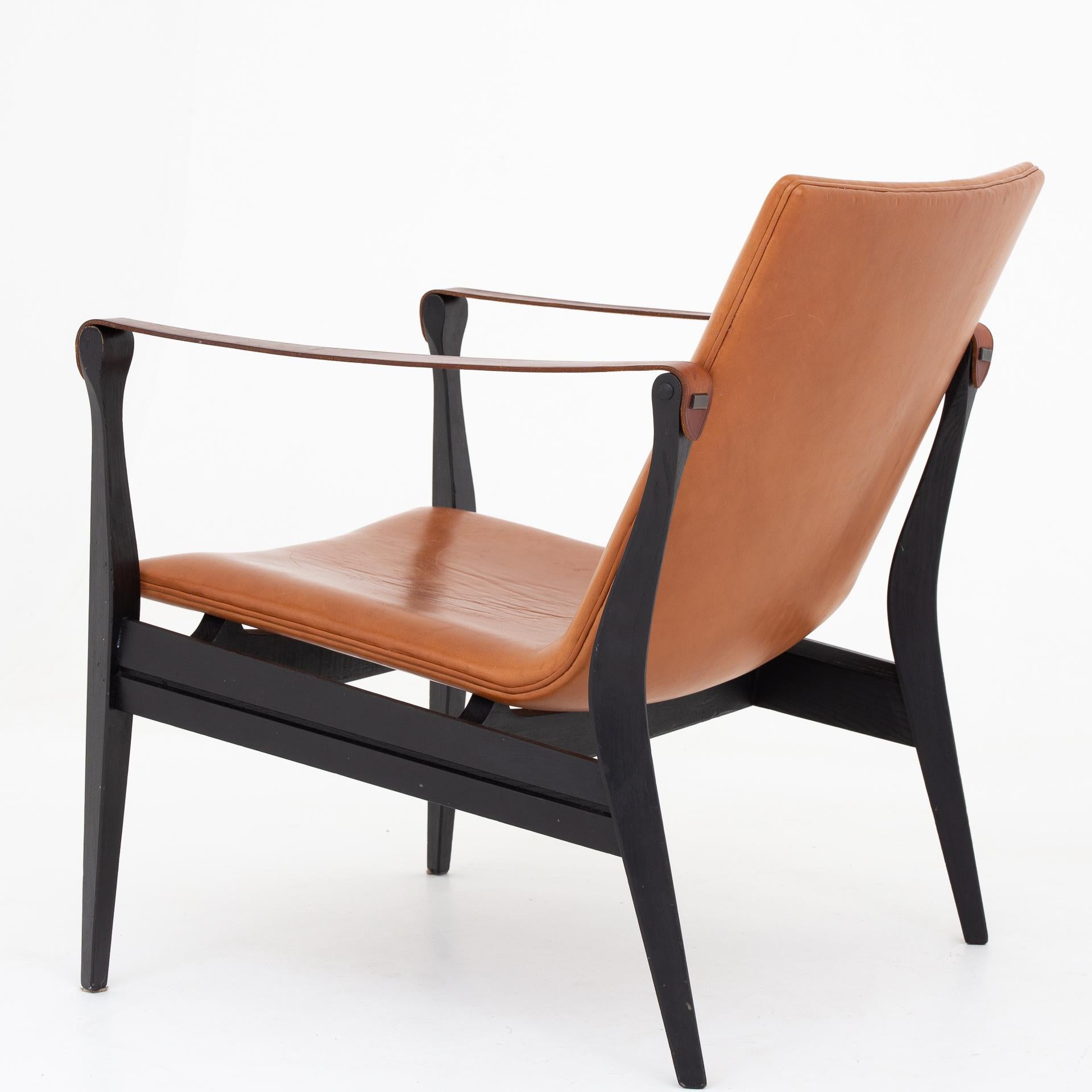 Scandinavian Modern Safari Chair by Karen & Ebbe Clemmesen