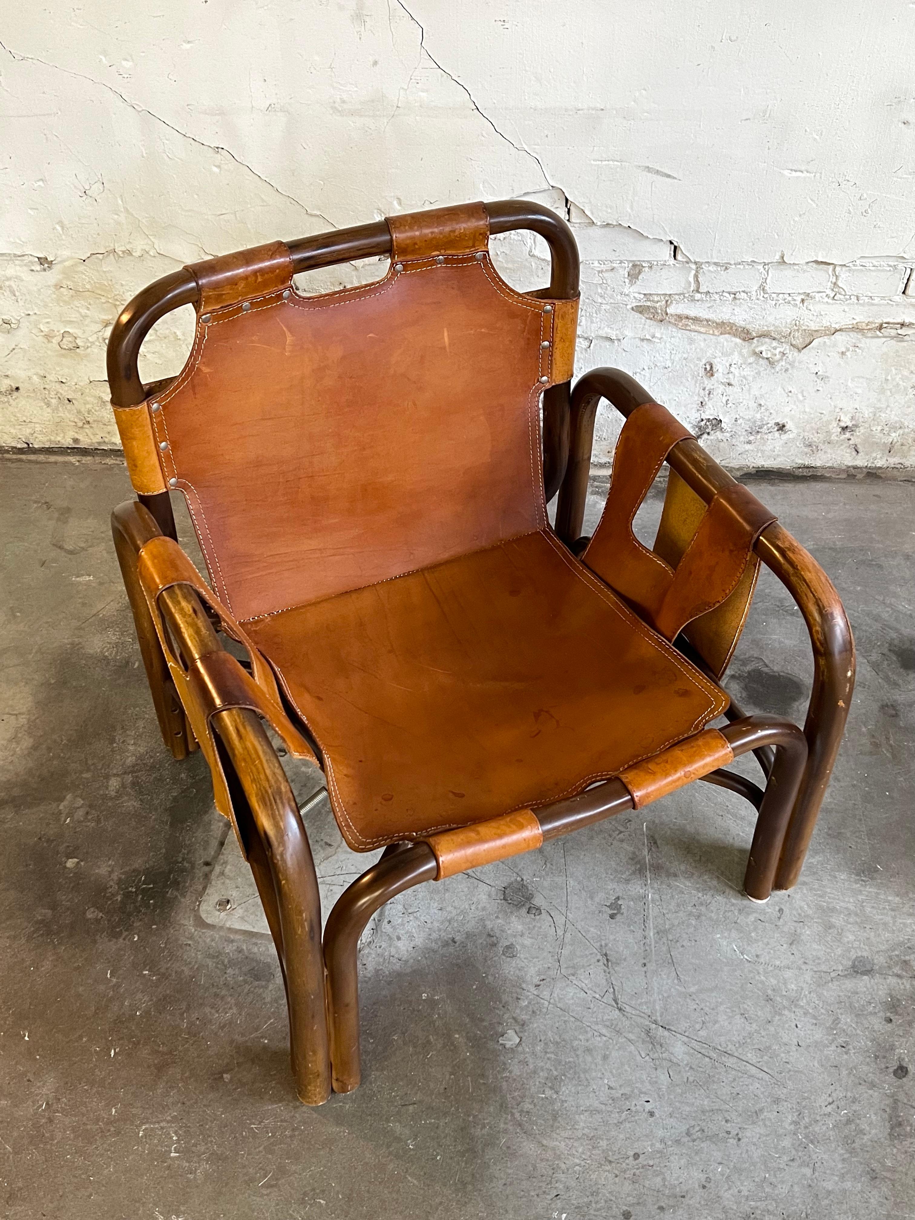 Safari chair by Tito Agnoli, Italy 1960 For Sale 2